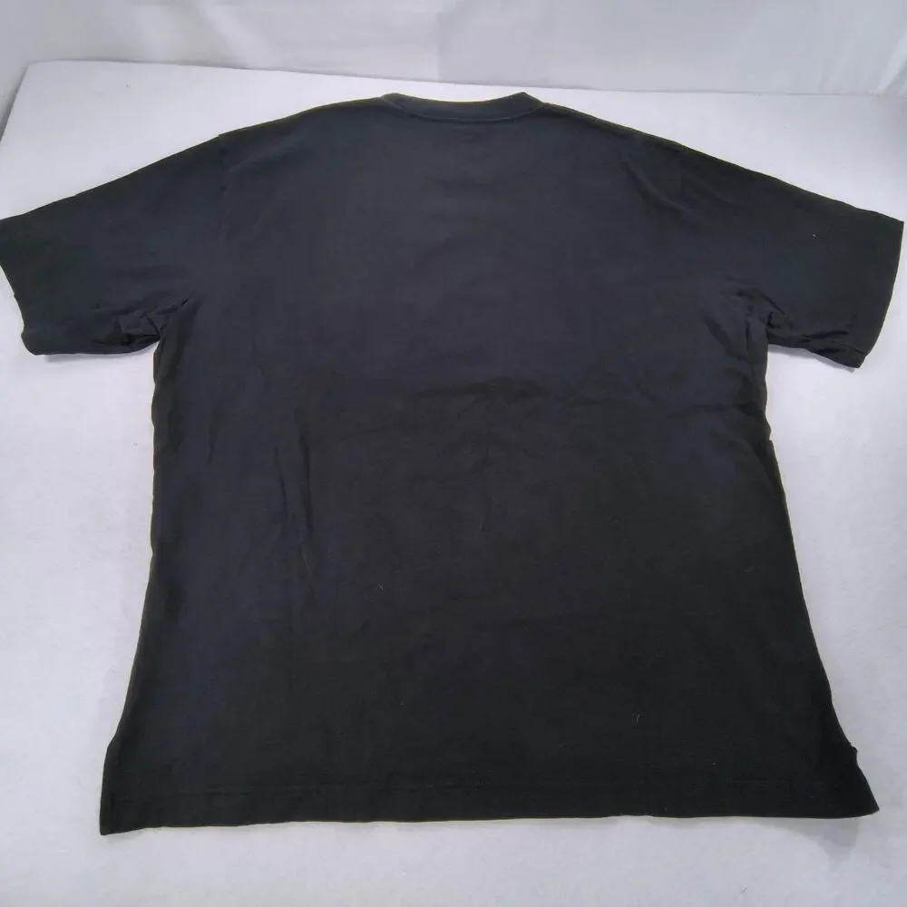 UNIQLO Short Sleeve Graphic Crew Neck T Shirt Mens Size Extra Large XL Black - Picture 8 of 8